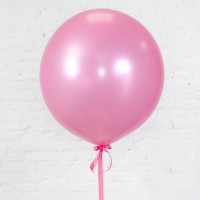 Олимпийский шар Розовый металлик 70 см
